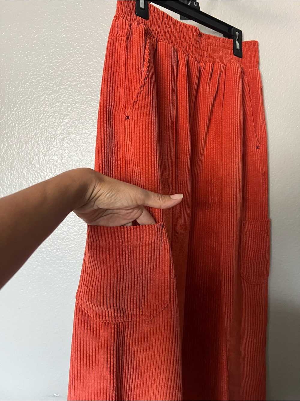 Urban Outfitters Corduroy wide leg pants in Burnt Orange- small. EUC - Picture 2 of 7